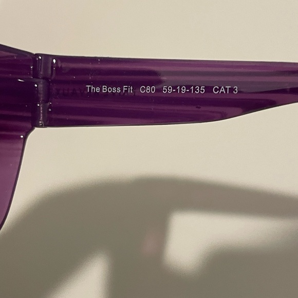 Prive Revaux The Boss Fit Purple Sunglasses Polarized. 59-19-135 - Picture 12 of 13